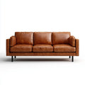 Leather Sofa Set 180x85x75 cm - Brown - Contemporary Design
